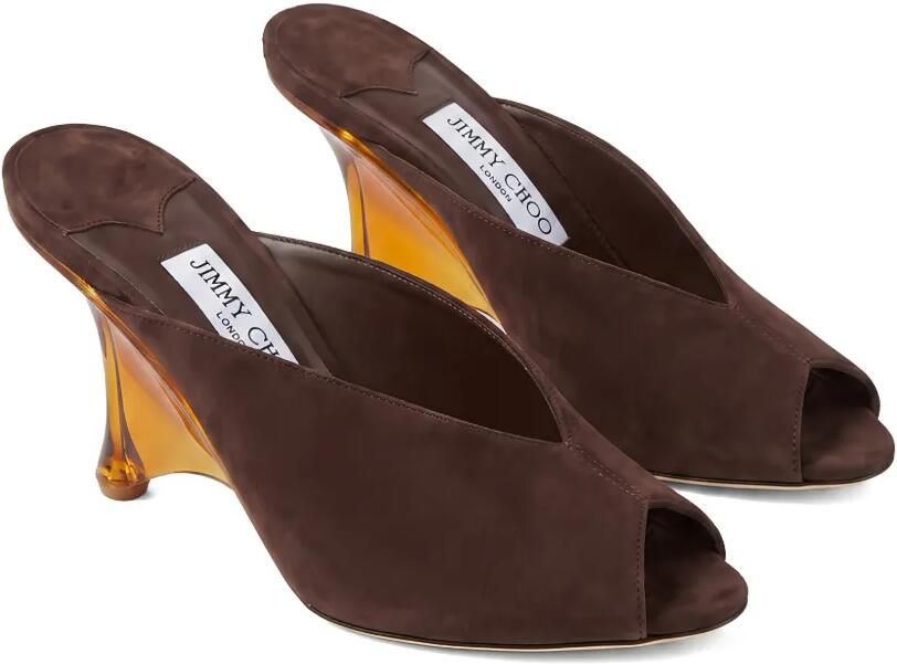 Jimmy Choo Glace sandalen met hak Bruin