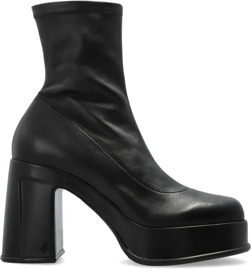 Jimmy Choo Hadi AB leren laarzen Zwart