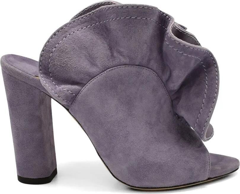 Jimmy Choo Haile sandalen met ruches Paars
