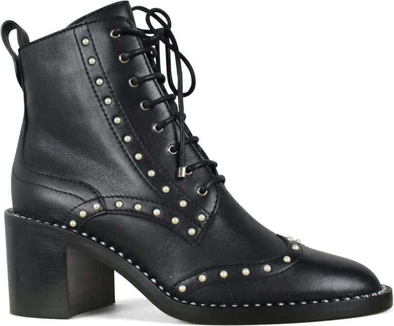 Jimmy Choo Hanah 65 pearl embellished boots Zwart - Foto 4
