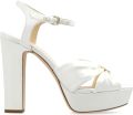 Jimmy Choo Heloise 120 sandalen met plateauzool Wit - Wit