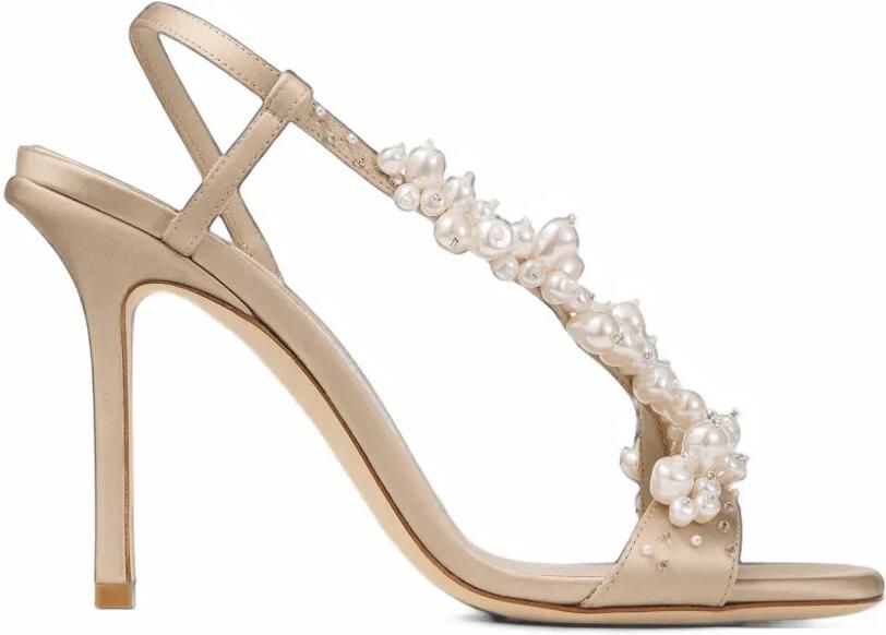Jimmy Choo Irina 100 sandals Beige