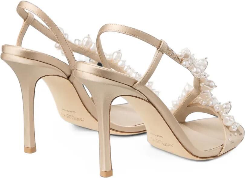 Jimmy Choo Irina 100 sandals Beige - Foto 3