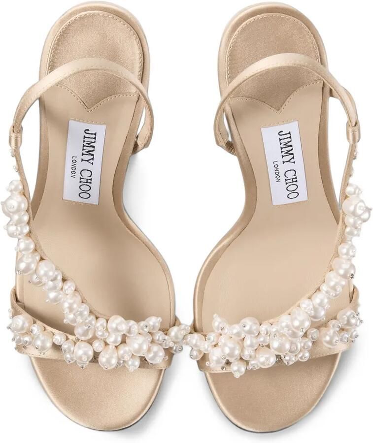 Jimmy Choo Irina 100 sandals Beige - Foto 2