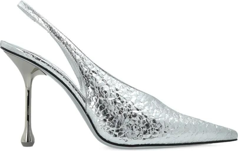 Jimmy Choo Isa pumps met puntige neus Zilver