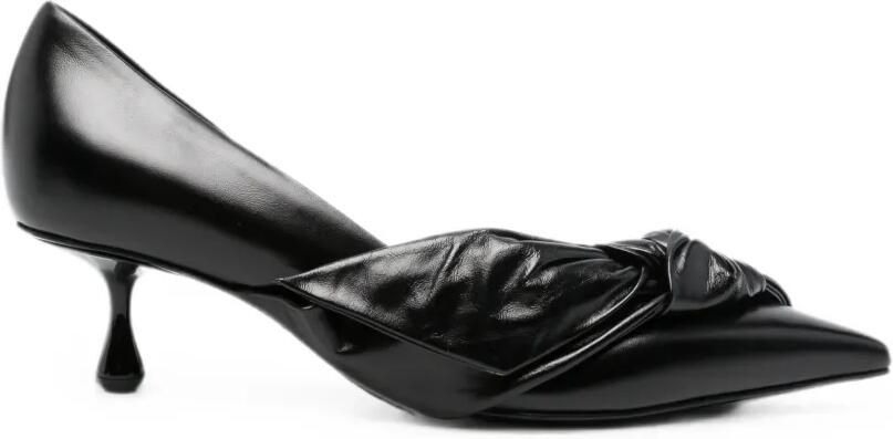 Jimmy Choo Issy pumps met puntige neus en strik-detail Zwart