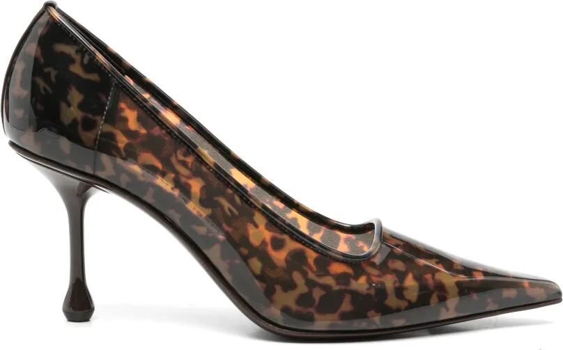 Jimmy Choo Ixia pumps met schildpadschild-patroon Bruin
