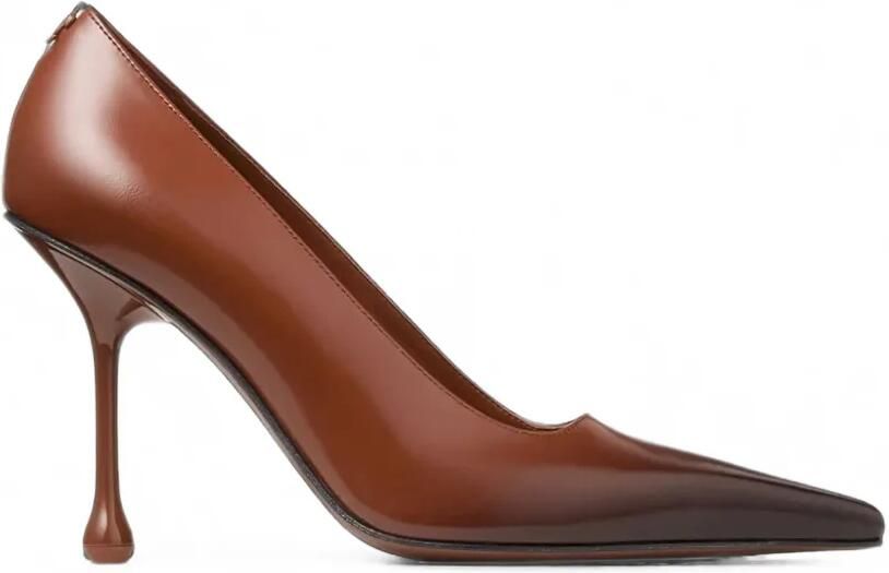 Jimmy Choo Ixia pumps met vierkant voorblad Bruin