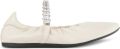 Jimmy Choo Jade ballerina's verfaaid met kristallen Beige - Beige