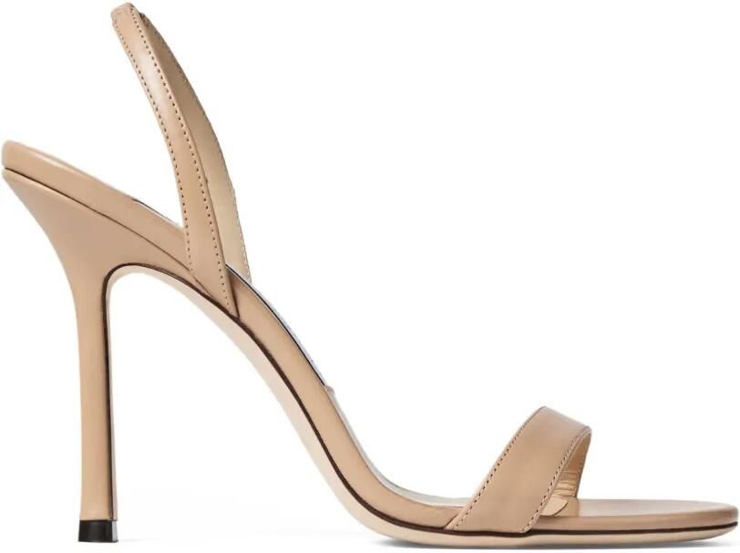 Jimmy Choo Jenn 100 sandalen met bandje Beige
