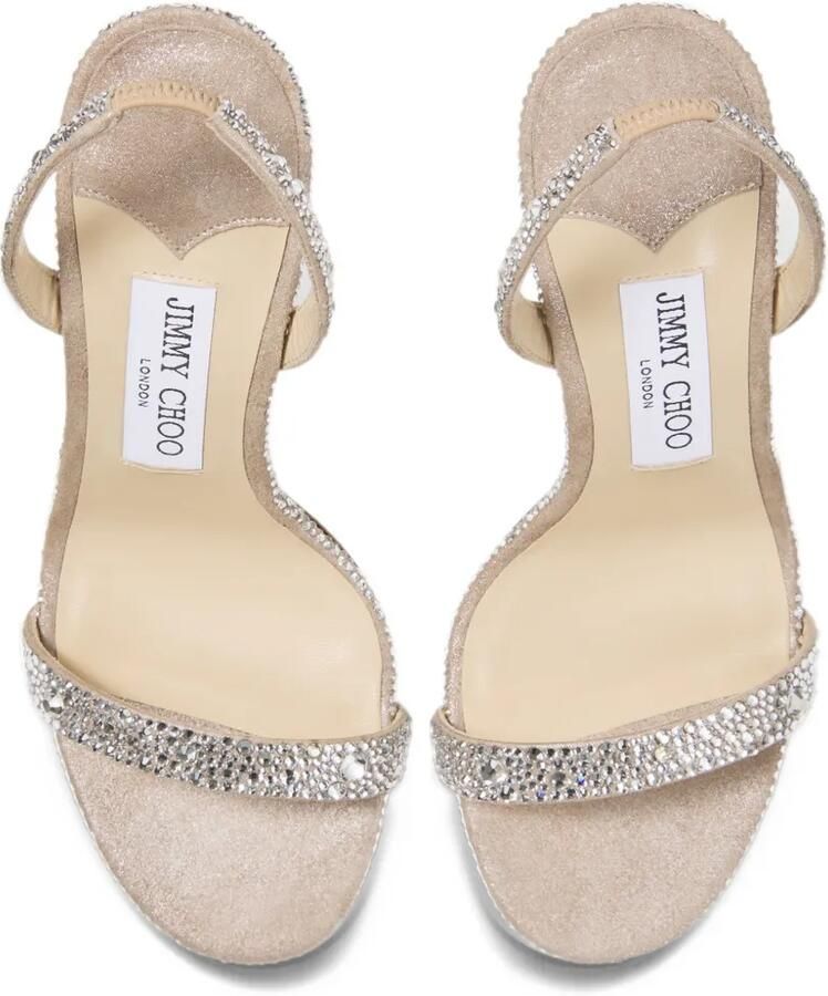Jimmy Choo Jenn 100 sandals Zilver - Foto 4