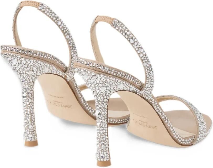 Jimmy Choo Jenn 100 sandals Zilver - Foto 3
