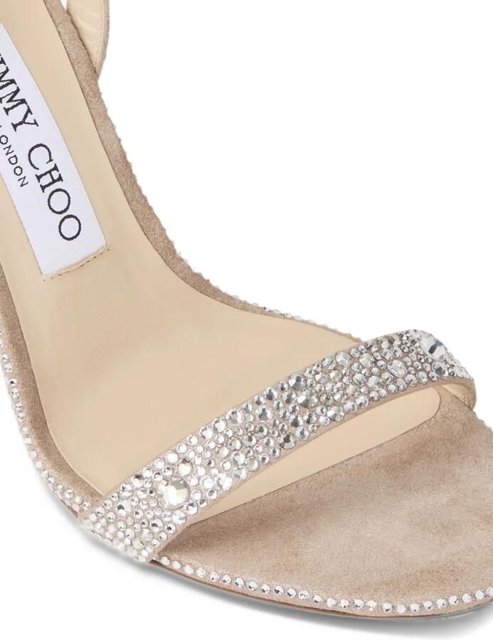 Jimmy Choo Jenn 100 sandals Zilver - Foto 5