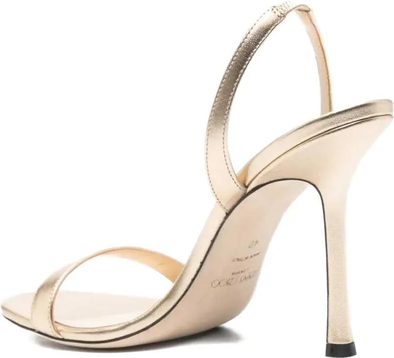 Jimmy Choo Jenn leren sandalen Goud - Foto 2