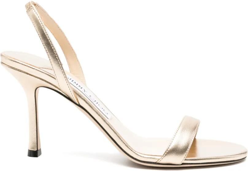 Jimmy Choo Jenn slingback sandalen Goud