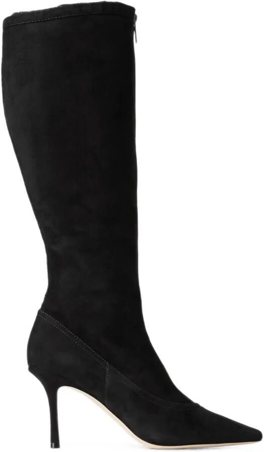 Jimmy Choo Jozi 85 suède laarzen Zwart