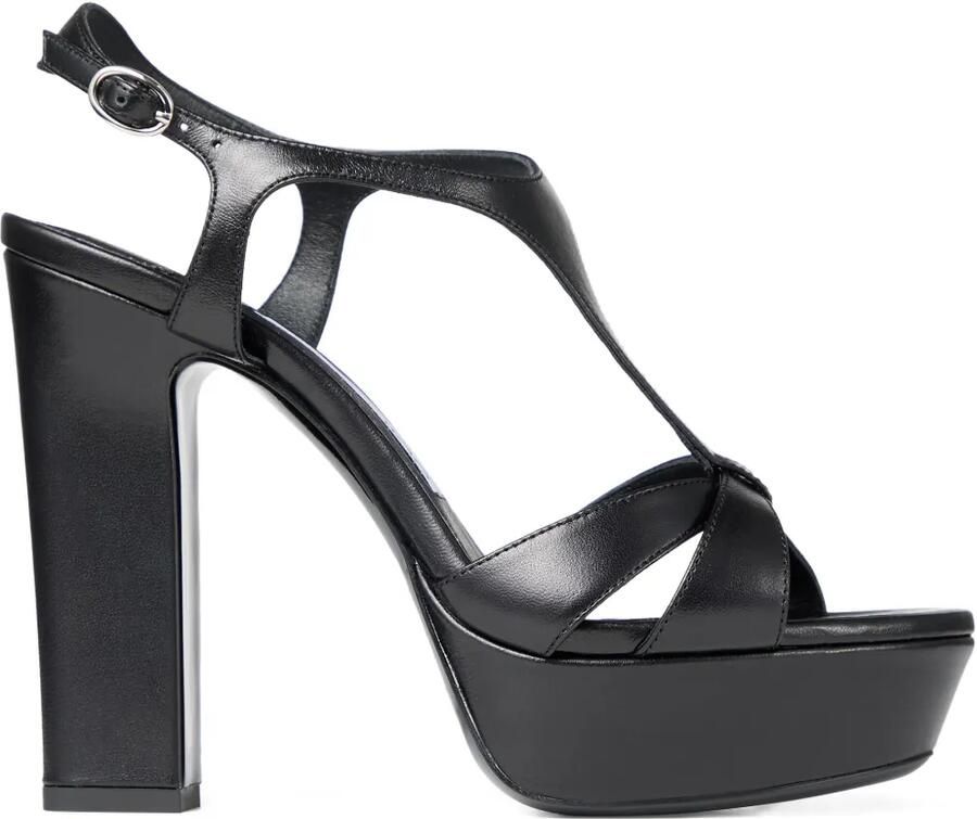 Jimmy Choo Kesia 120 sandalen met plateauzool Zwart