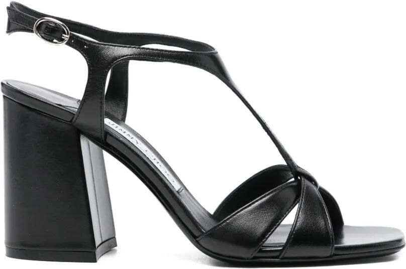 Jimmy Choo Kesia leren sandalen met T-bandje Zwart
