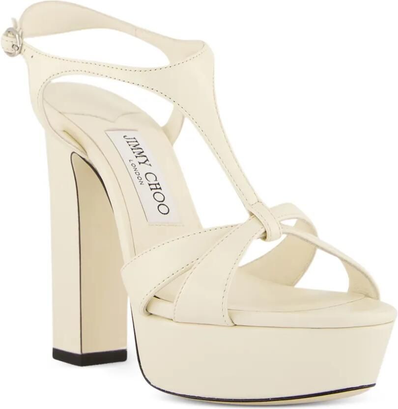 Jimmy Choo Kesia sandalen met plateauzool Beige - Foto 2