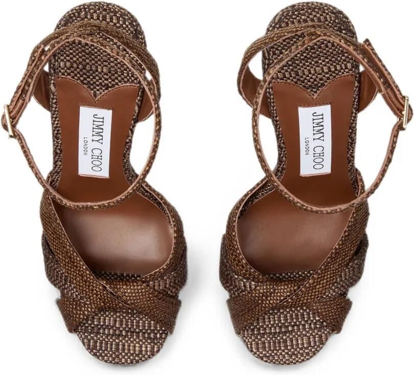 Jimmy Choo Kove 120 sandalen Bruin - Foto 5