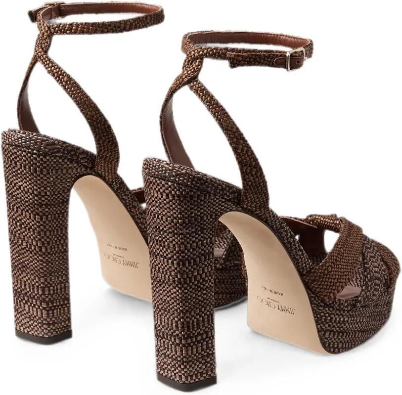 Jimmy Choo Kove 120 sandalen Bruin - Foto 4