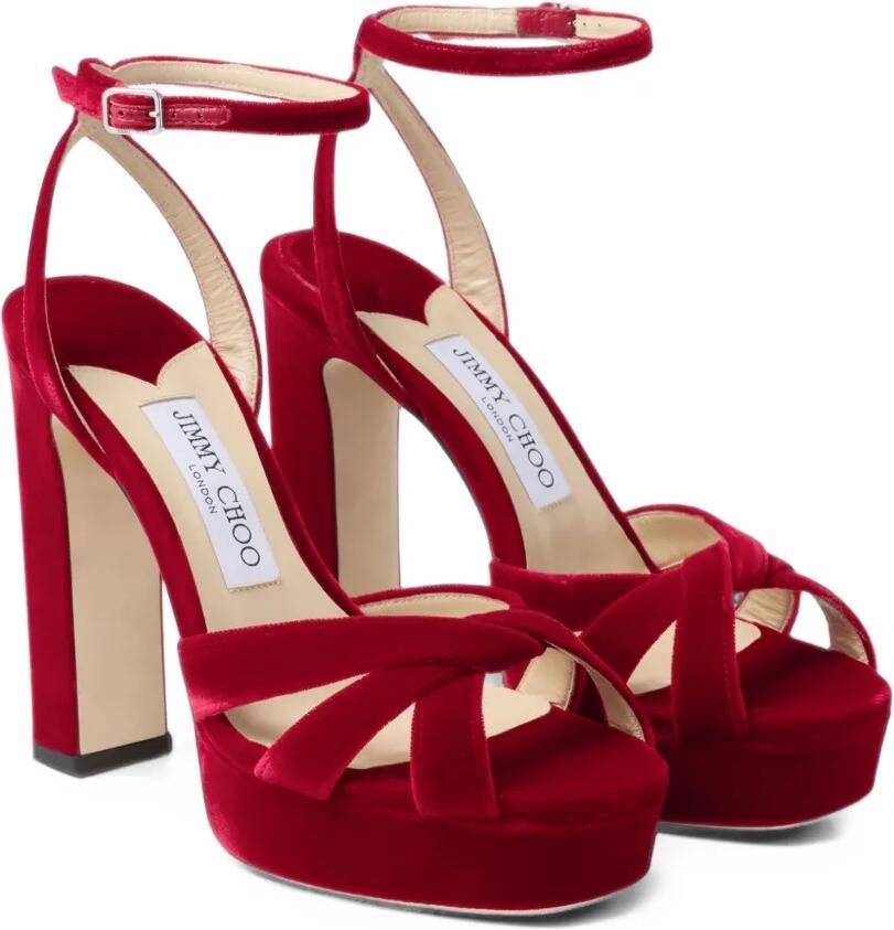 Jimmy Choo Kove 120 sandals Rood - Foto 3