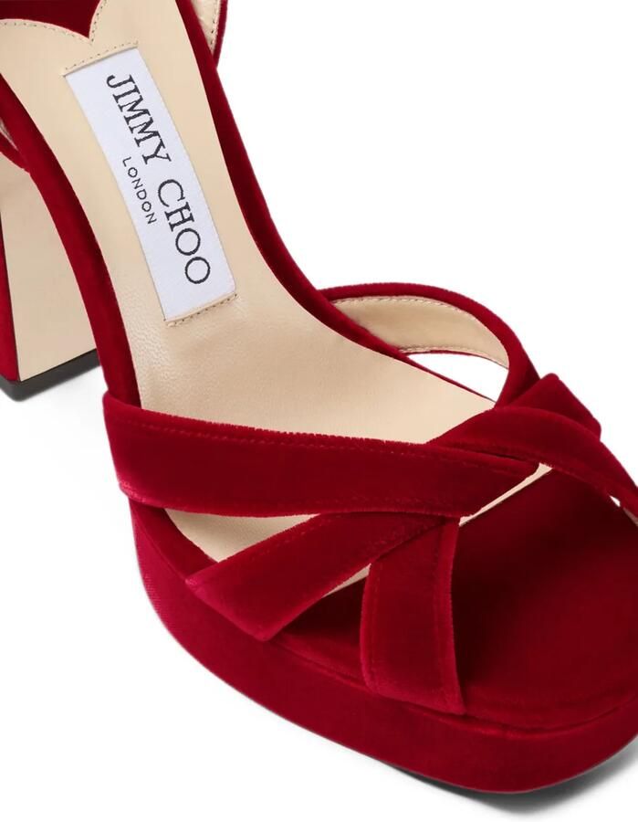 Jimmy Choo Kove 120 sandals Rood - Foto 4