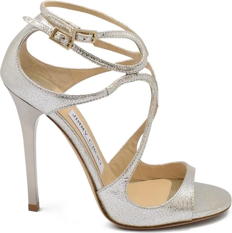 Jimmy Choo Lance sandalen met gesp Zilver