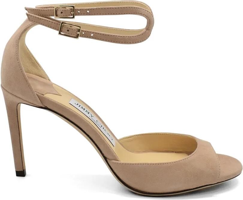 Jimmy Choo Lane sandalen met dubbele bandjes Roze