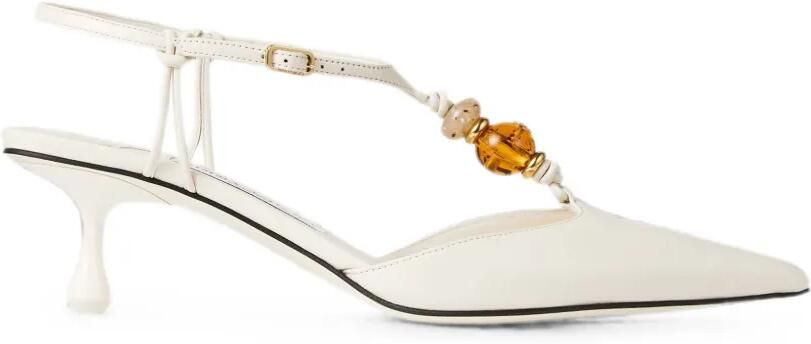 Jimmy Choo Lauri 50 pumps Wit