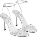 Jimmy Choo Leo 100 leren sandalen Zilver - Zilver