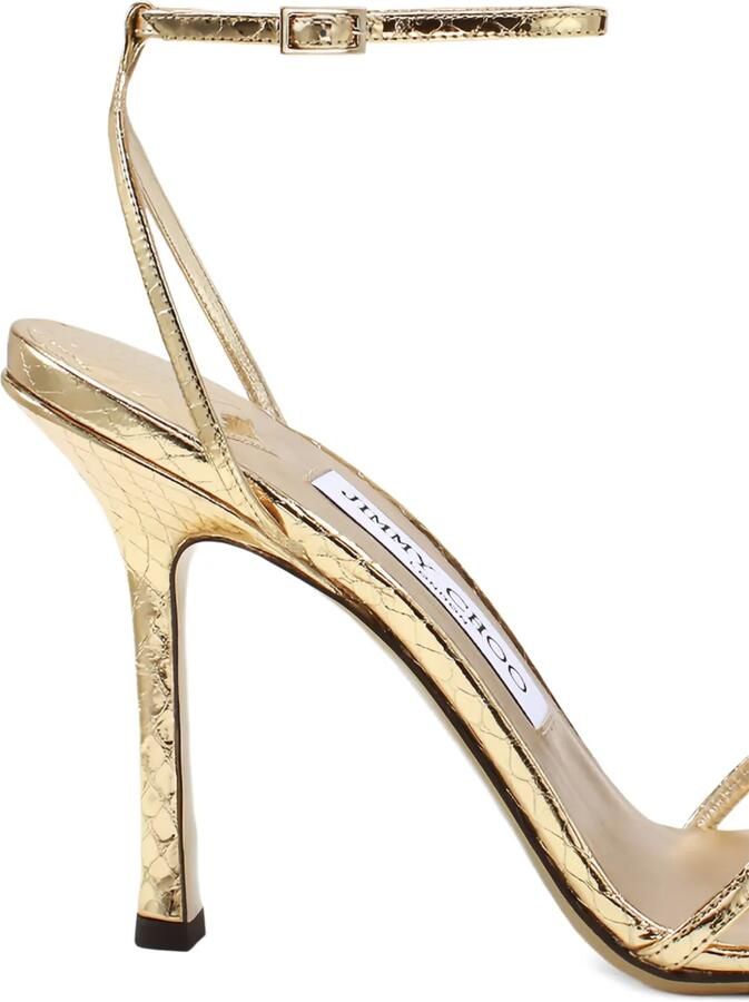 Jimmy Choo Leo 100 sandals Goud - Foto 2
