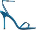 Jimmy Choo Leo 100 satijnen sandalen Blauw - Blauw