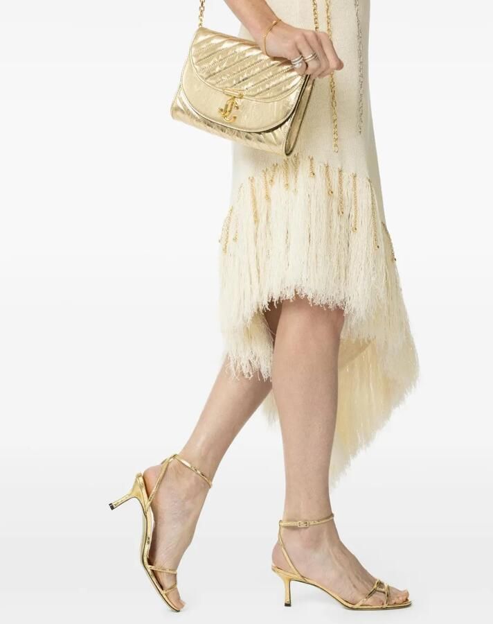Jimmy Choo Leo 65mm sandalen Goud - Foto 4