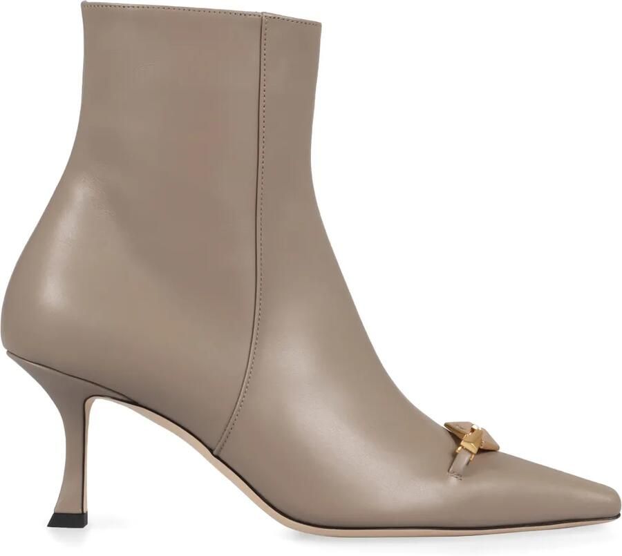 Jimmy Choo Leren laarzen Beige
