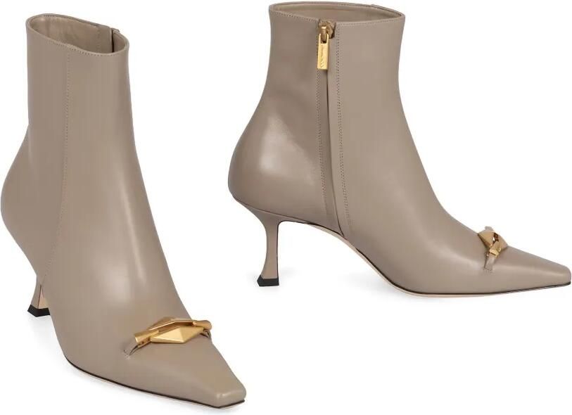 Jimmy Choo Leren laarzen Beige - Foto 3