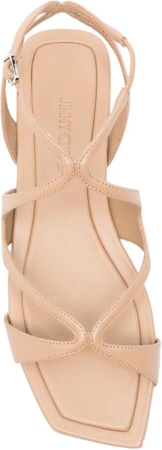Jimmy Choo Leren sandalen Beige - Foto 4