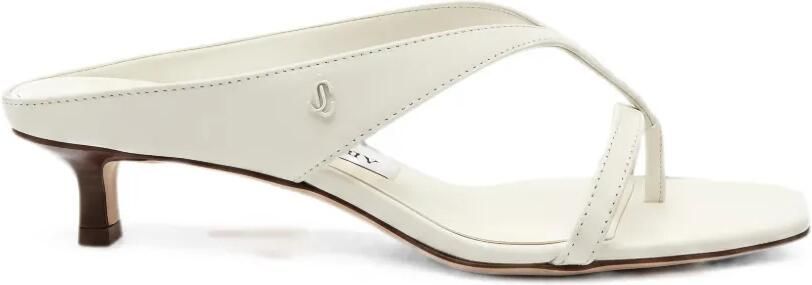 Jimmy Choo Leren sandalen Wit