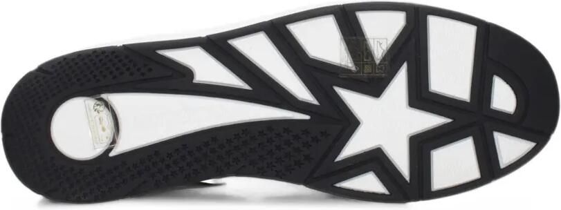 Jimmy Choo logo-embroidered panelled sneakers Zwart - Foto 4