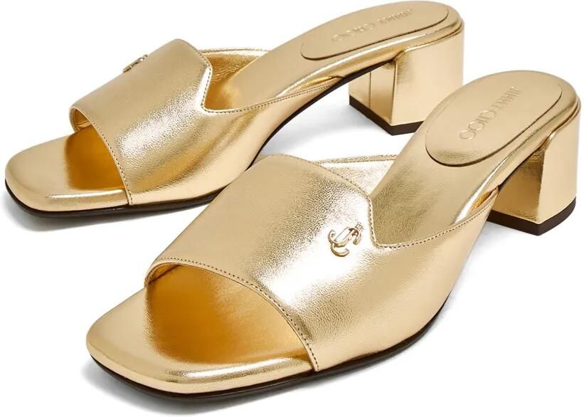 Jimmy Choo Ines metallic sandalen Goud - Foto 3