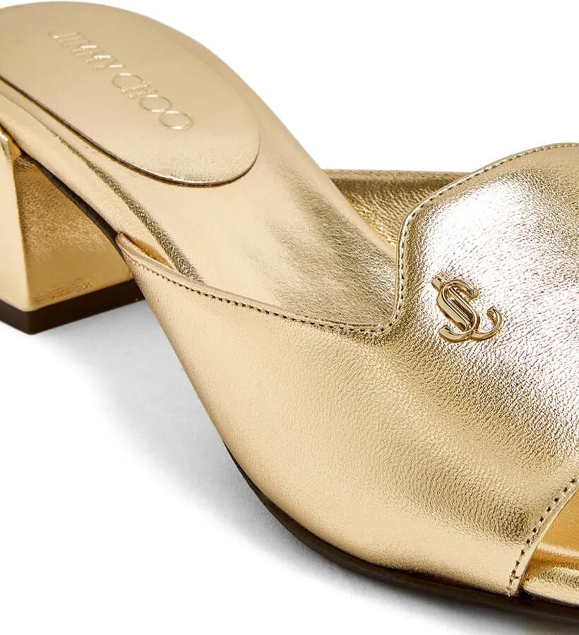 Jimmy Choo Ines metallic sandalen Goud - Foto 2