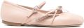 Jimmy Choo Loli Ballerina's verfraaid met kristallen Roze - Roze
