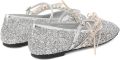 Jimmy Choo Loli ballerina's Zilver - Zilver