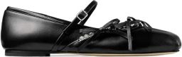 Jimmy Choo Loli crystal-embellished ballet flats Zwart