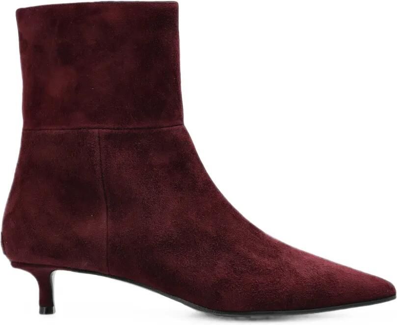Jimmy Choo Lory suède enkellaarzen Rood