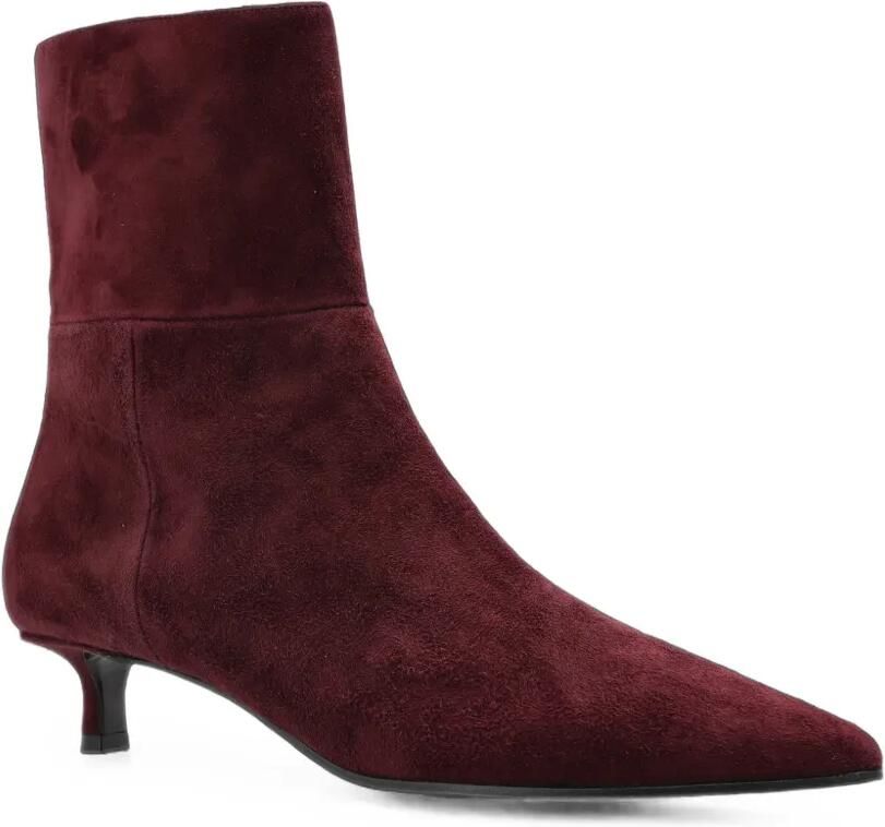 Jimmy Choo Lory suède enkellaarzen Rood - Foto 3