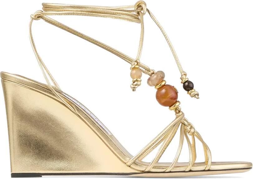 Jimmy Choo Lova 85 pumps met sleehak Goud