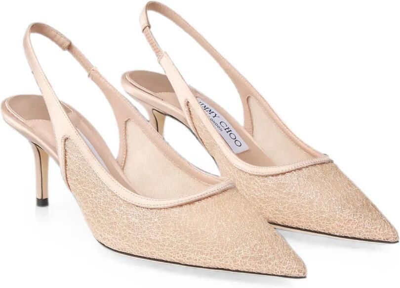 Jimmy Choo Love 65 macaron slingback pumps met glitters Roze - Foto 4