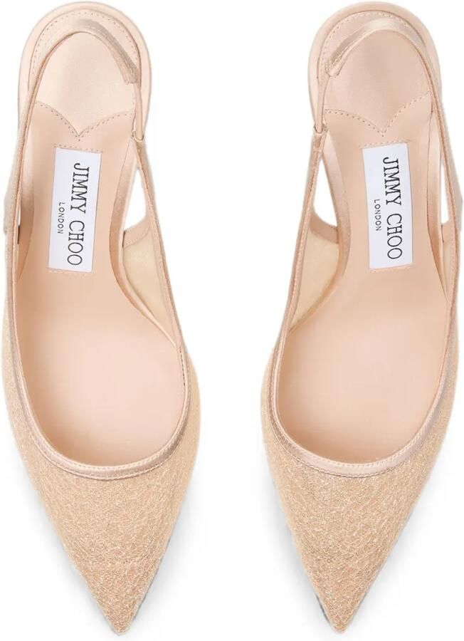 Jimmy Choo Love 65 macaron slingback pumps met glitters Roze - Foto 3