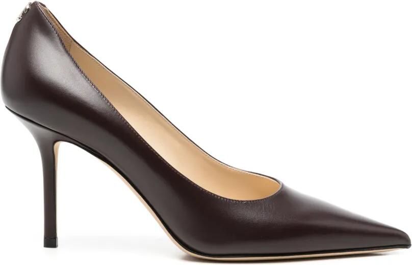Jimmy Choo Love 85 leren pumps Bruin